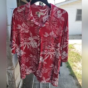 Red Hawaiian shirt